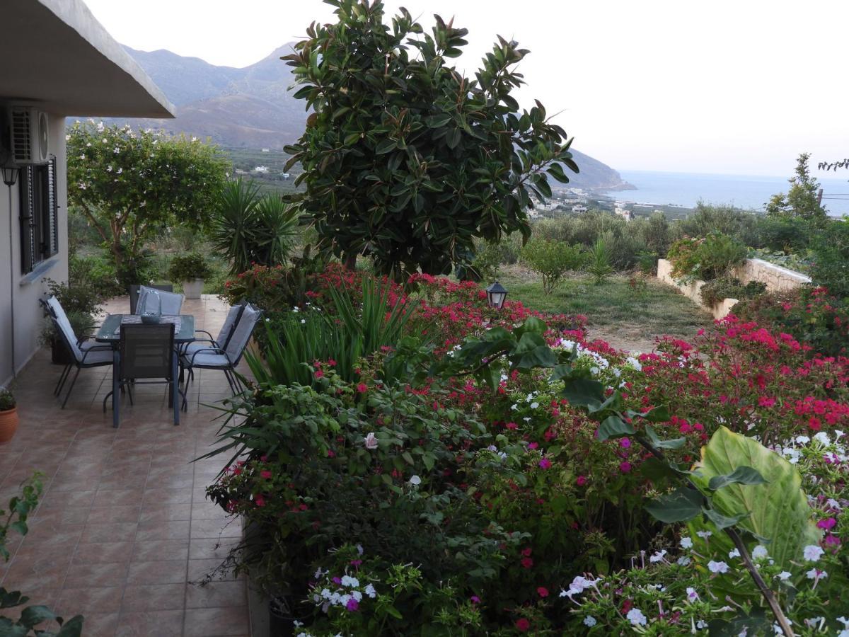 Вілла Chrissi'S House With Garden And Sea View Zerviana Кісамос Екстер'єр фото