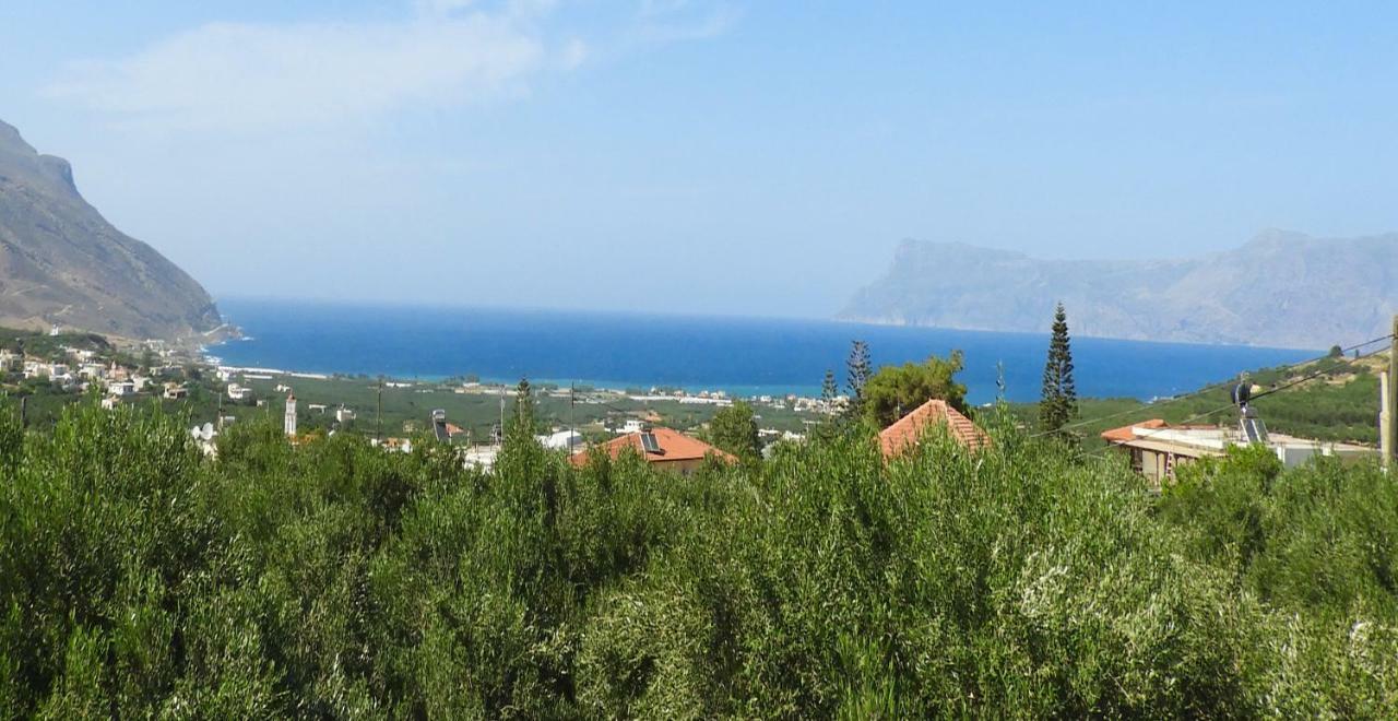Вілла Chrissi'S House With Garden And Sea View Zerviana Кісамос Екстер'єр фото